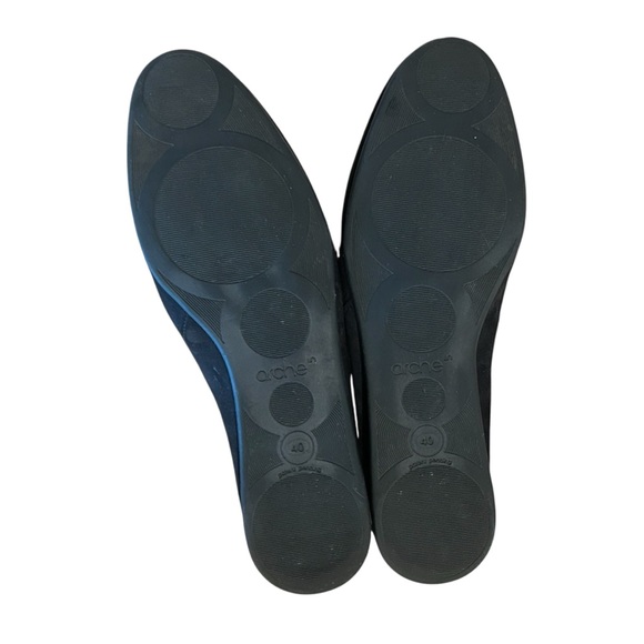 Arche Piaoko Black Nubuck Leather Loafers Minimalist Slip-On Flats 40 / 9 - Picture 8 of 9